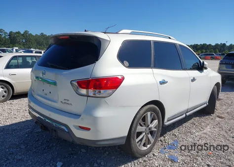 2013 Nissan Pathfinder Platinum из США, поврежденный, VIN 5N1AR2MMXDC633740